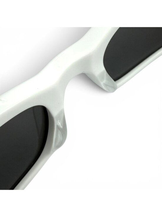 Balenciaga Dynasty Rectangle BB Metal Logo Sunglasses White 51 Eyewear main image 11